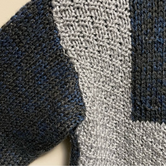 Vintage 90s Berrie Dale Colour Block Geometric Knit Sweater Men’s Large - Picture 5 of 9